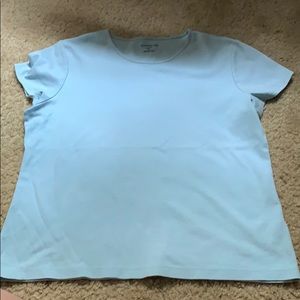 blue t-shirt